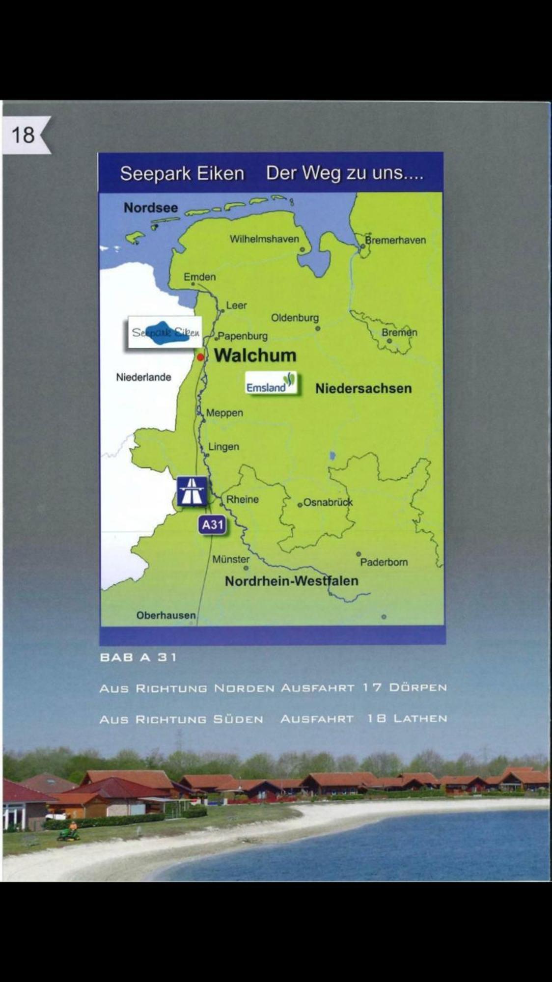 Ferienhaus Seeblick Walchum 外观 照片